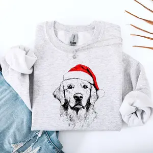 Golden Retriever, Dog Lover Apparel, Pet, Dog Breed, Cute Sweatshirt, Crew Neck, Women's, Crewneck