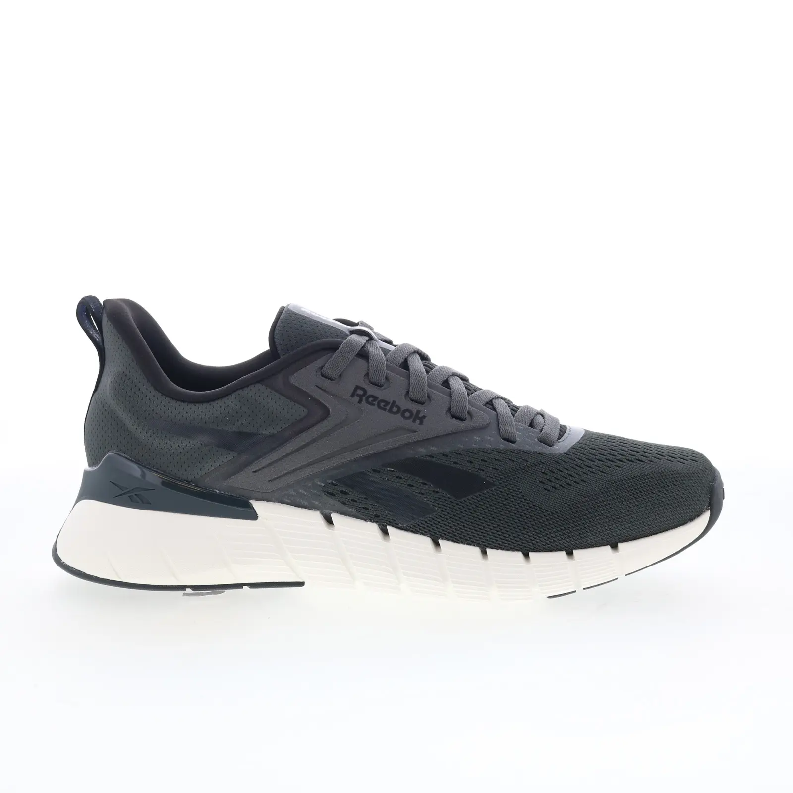 Reebok Nano Gym Mens Black Mesh Lace Up Athletic Cross Training Shoes