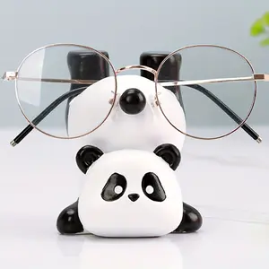 resin panda glasses frames, animal glasses frames, home and office counter decoration.
