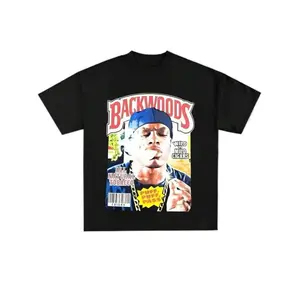 Plus Size Men's,Backwoods T-Shirt Friday Movie Smokey  ,(1 Pcs )100% Cotton Casual Printed T-Shirt,Crew Neck Short Sleeve,220g  Cotton T-Shirt,For Going Out,Gift,Summer,Unisex