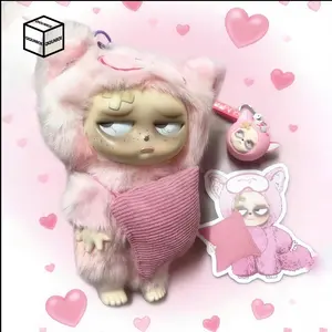 QIQI-Grumpipi-sleepless-dreamland series,Mystery Boxes Bag Pendant Bunny Plush Dolls Soft Collectibles