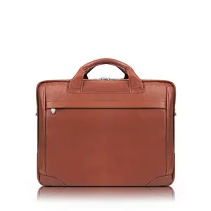 MONTCLARE | 13" Leather Laptop & Tablet Briefcase