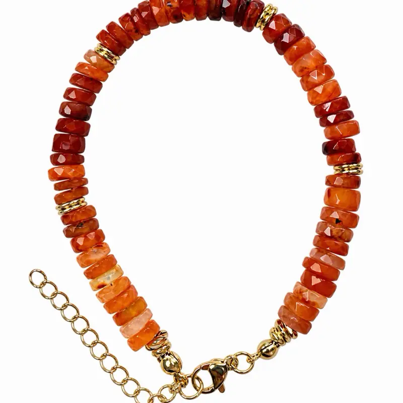 Carnelian Natural Gemstone Bracelet