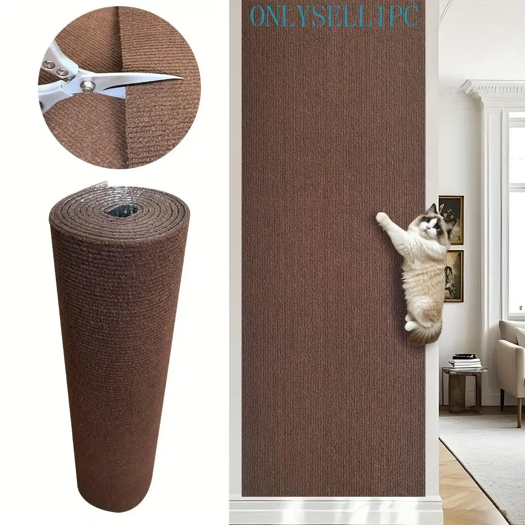 1 roll self-adhesive floor mat, Household decorative rug, Home Decor Rugs, suitable for bedroom, living room, kitchen, office, can be cut, bedside carpet, suitable for home decoration, stair carpet, anti-slip mat, bathroom mat, pet mat
