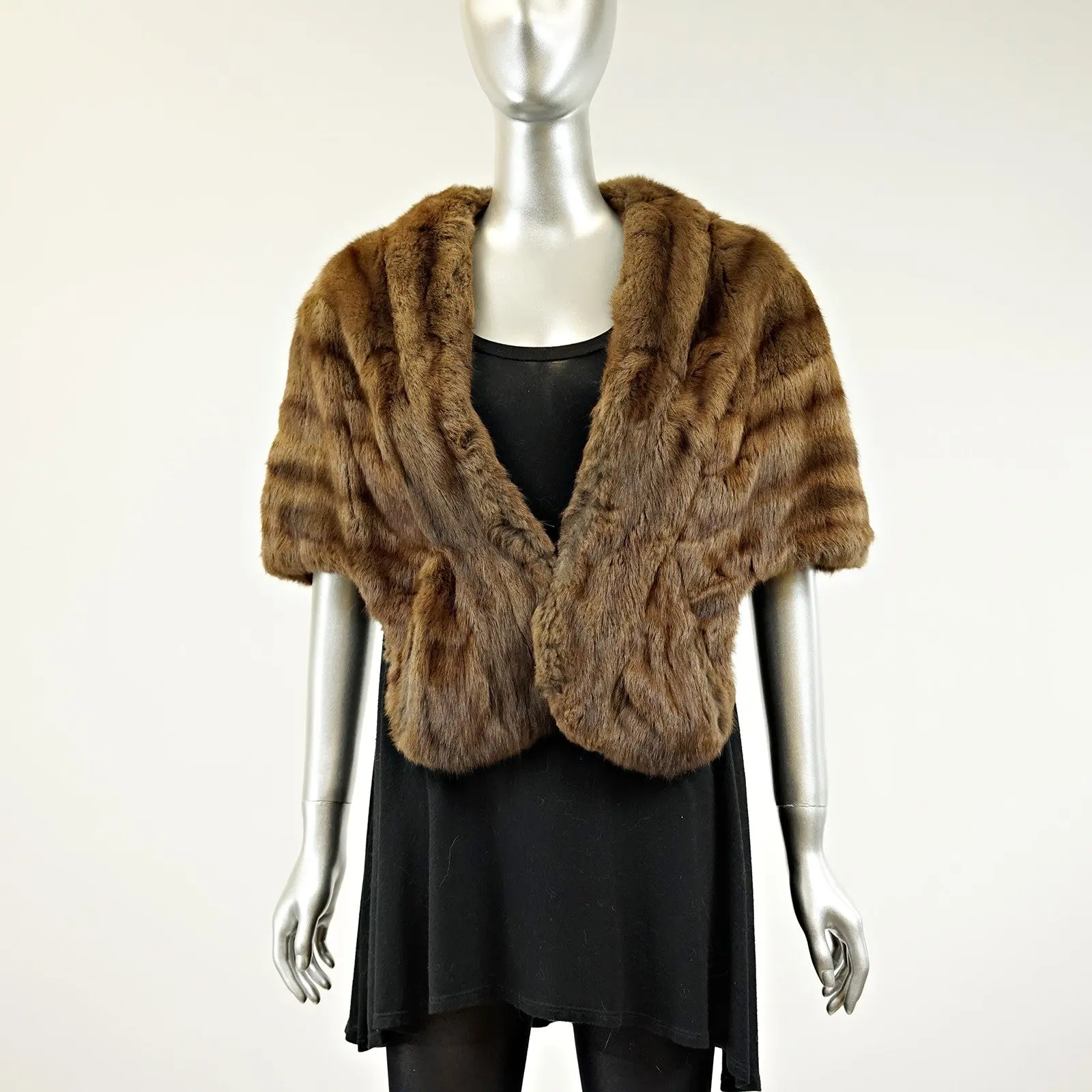 Squirrel Fur Stole - One Size Fits All - Pre-Owned