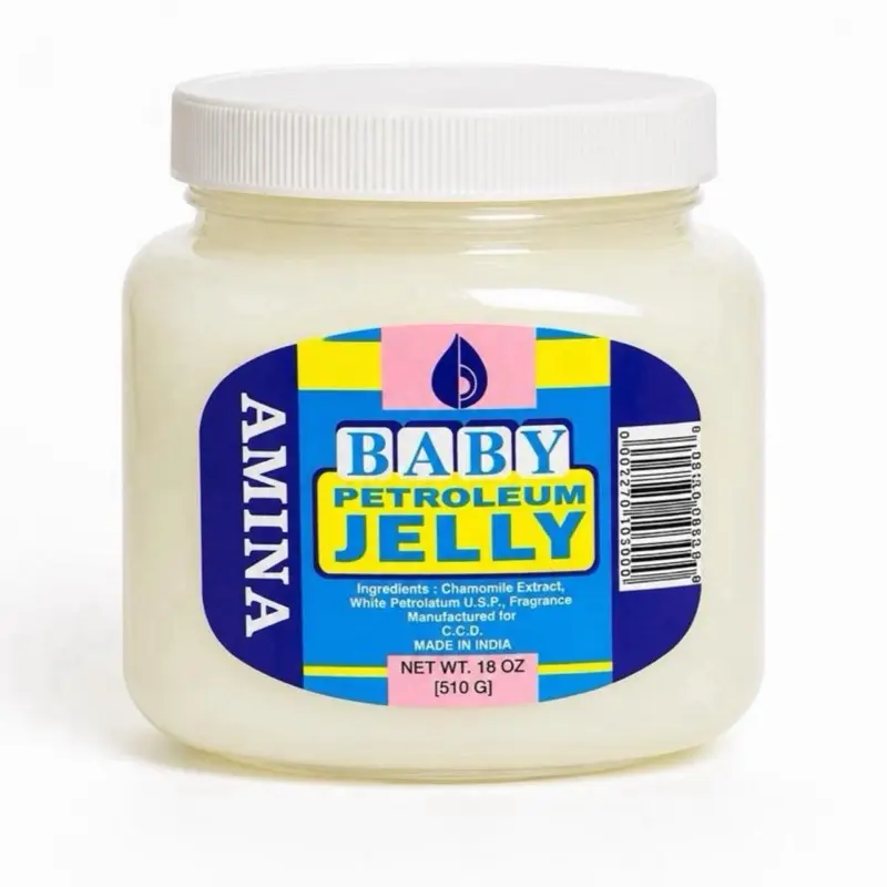 Baby Petroleum Jelly Moisturizer, Face & Body Care Product for Hydrating, Soothing Dry Skin