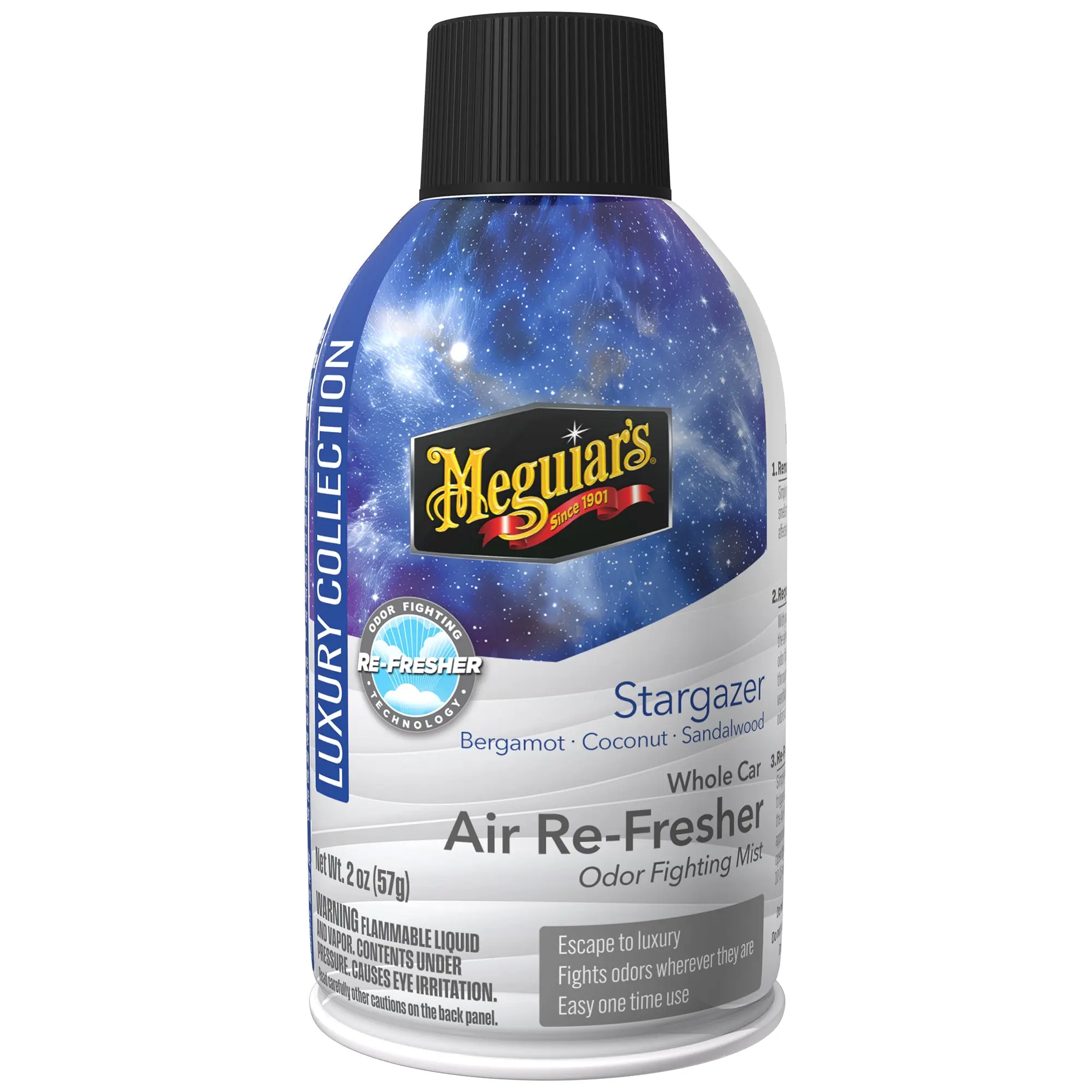 Meguiar's Whole Car Air Re-Fresher Odor Fighting Mist - Stargazer Scent - 2 oz