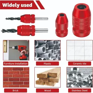 Adjustable Drill Bit Stop Collar Set | Drill Depth Control Rings for Woodworking & Precision Drilling