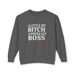 Boss Babe Crewneck Sweatshirt, Motivational Gift, Funny Sweatshirt, Unisex Apparel, Casual Wear, Birthday Gift, Office Outfit