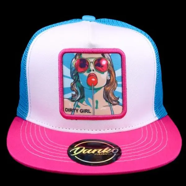 Danko Farms Dirty Girl 5 panel snapback trucker hat unisex hat