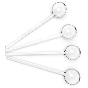 Petite Crystal Clear Glass Teaspoons
