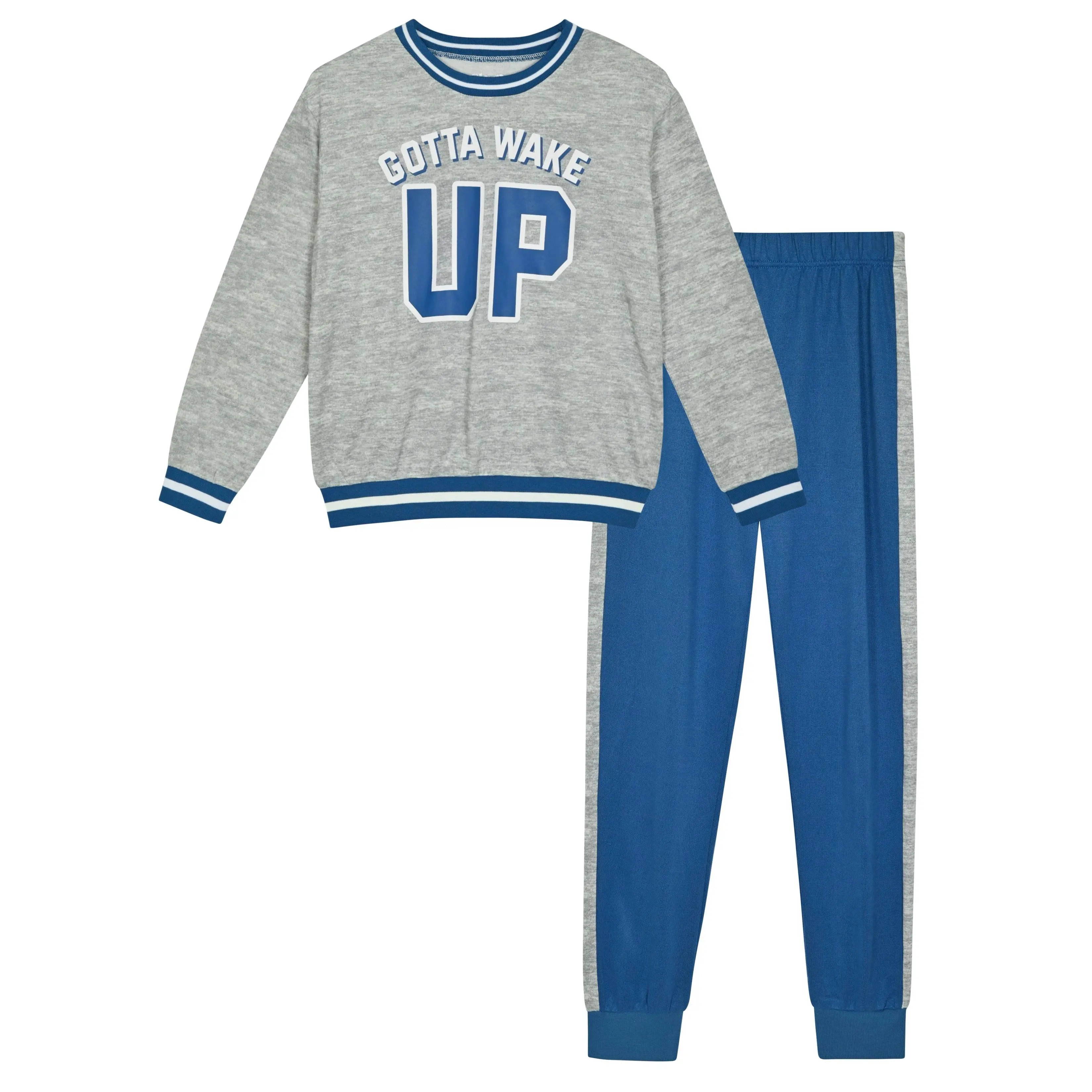 Sleep On It Boys 2-Piece Hacci Pajama Sets - Wake Up