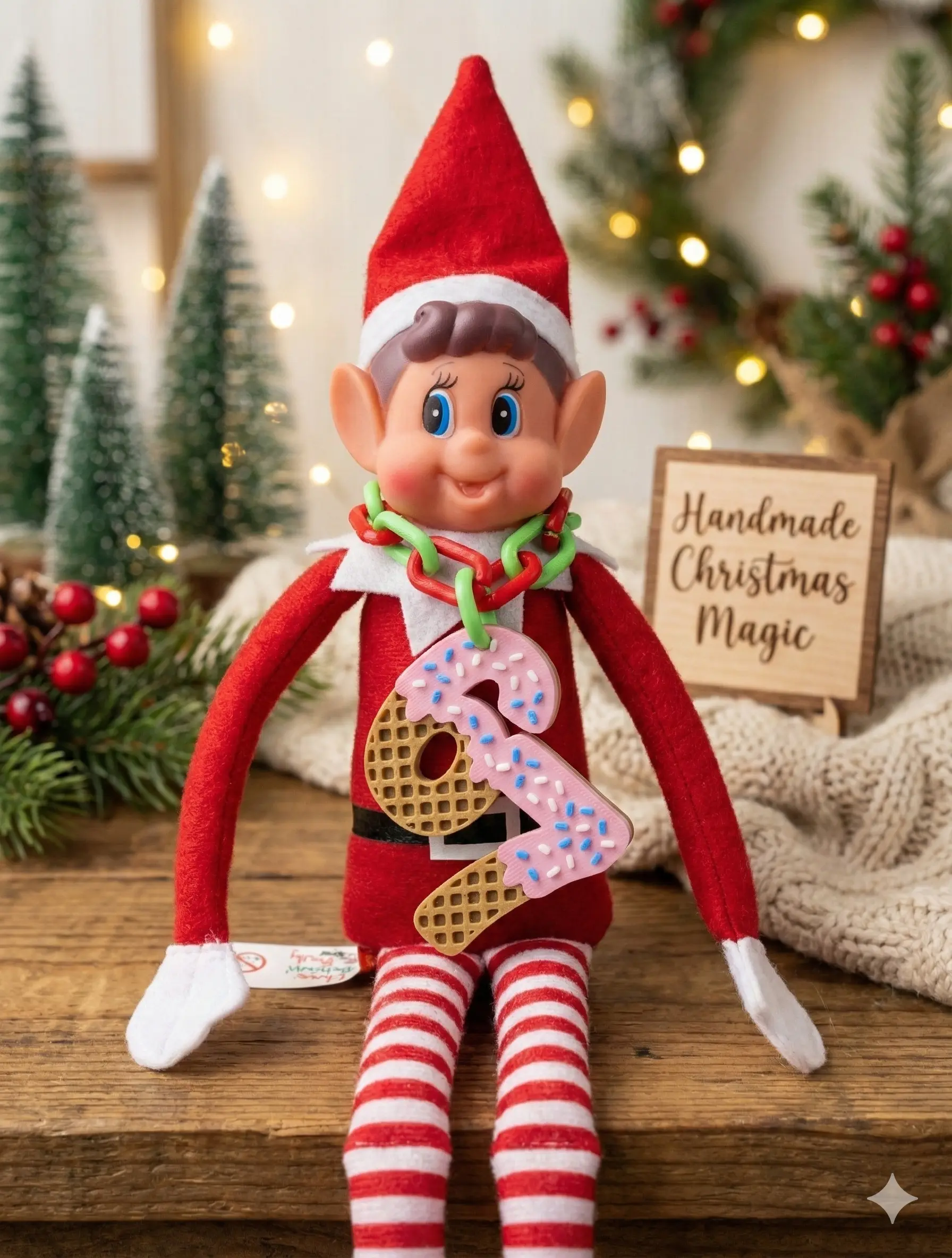 6 7 Meme Necklace • Elf Prop • Trendy TikTok Slang Gift • Comes With Chain & Keychain-Ready Pendant