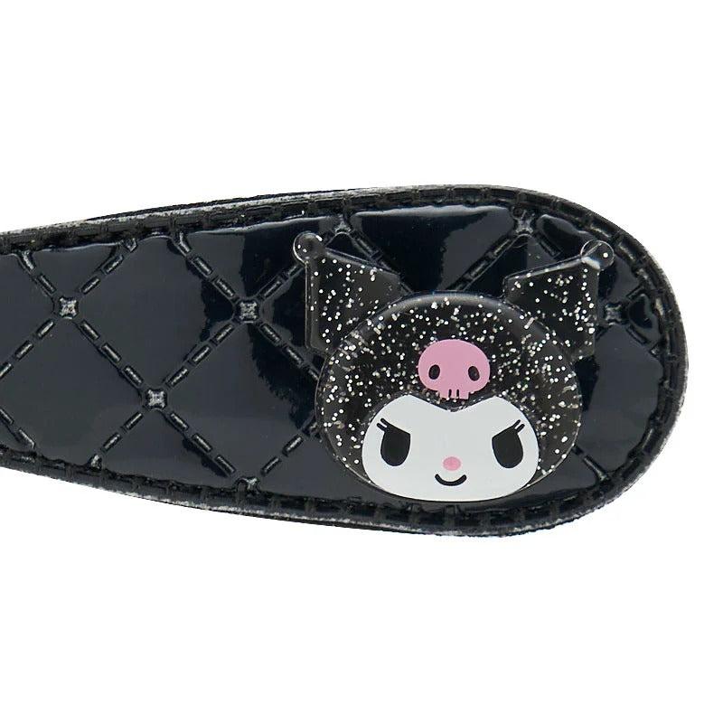 Kuromi 2-pc Quilted Hair Clip Set