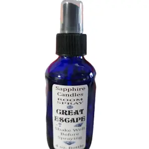 Sapphire Candles Room Spray - Great Escape Room Spray with Baby Powder and Beach Linen Ingredients, 4 oz Bottle Comfortable Aroma Fragrance Freshener Scent
