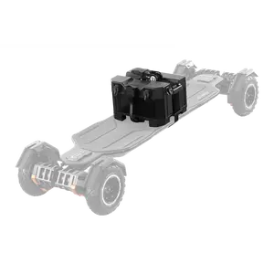 Exway AUX Pack 2025 Range Extender Battery for Electric Skateboards - 1296Wh Capacity, 1260W Fast Charging, 109km Range, IP55 Waterproof, USB-C Output