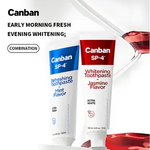NEW Canban 2025｜AM Freshness, PM Whitening! 2-in-1 Dual Mode Toothpaste |Pro-Prebiotics & Diamond Dust Polish | Botanicals for All-Day Fresh Breath & Stain Removal #TeethWhitening #FreshBreath #OralCare #DentalHealth