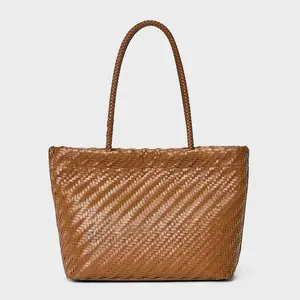 Woven Tote Bag - A New Day Brown