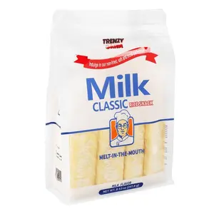 Trenzy Gahm Milk Classic Rice Snack - Creamy Milk Flavor Crispy Snack Individually Wrapped Melt In The Mouth Crunchy Korean Rice Cake Treat - Ricecakes