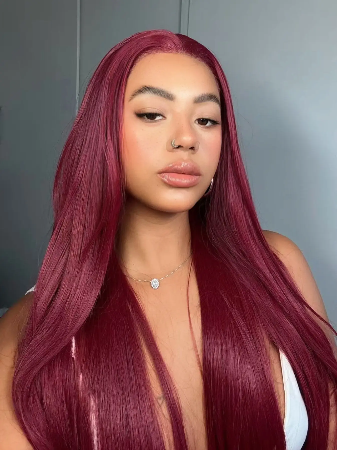28 Inch Long Straight Synthetic Lace Wig for Women, High Temperature Resistant Lace Front, Natural Hairline, Perfect for Daily Wear & Cosplay, Natural Looking Wigs, Synthetic Fiber Wig, Heat Resistant Wig