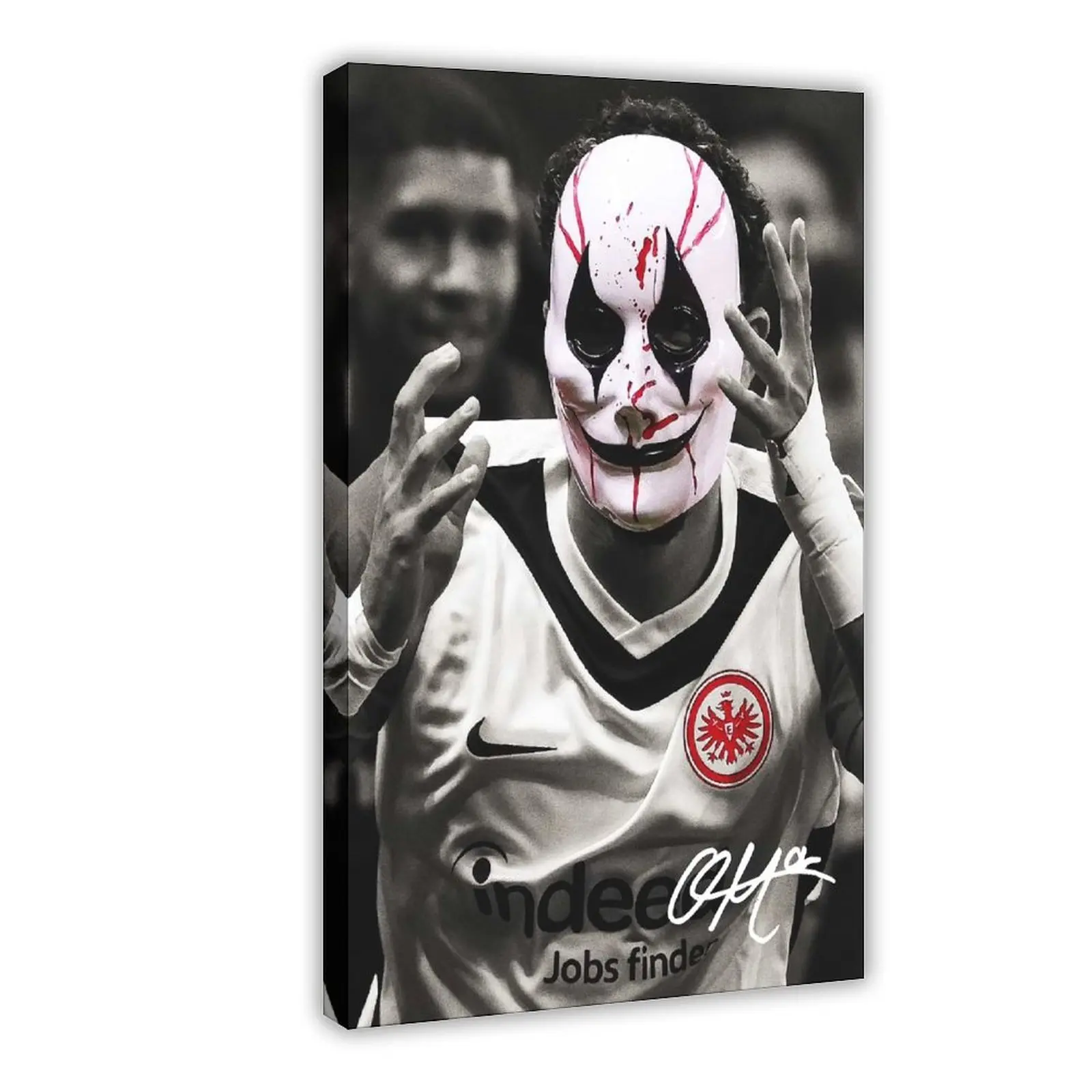 Football Omar Marmoush Canvas Poster Wall Art Decoration For Home Bedroom Office Living Dorm Room Decor Boys Girls Gift
