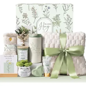 for Self Care Get Well Soon Gift Baskets, Spa Care Package After Surgery Thinking of You Inspirational Cancer Feel Sympathy Gifts Set for Mom Her Friend Sister