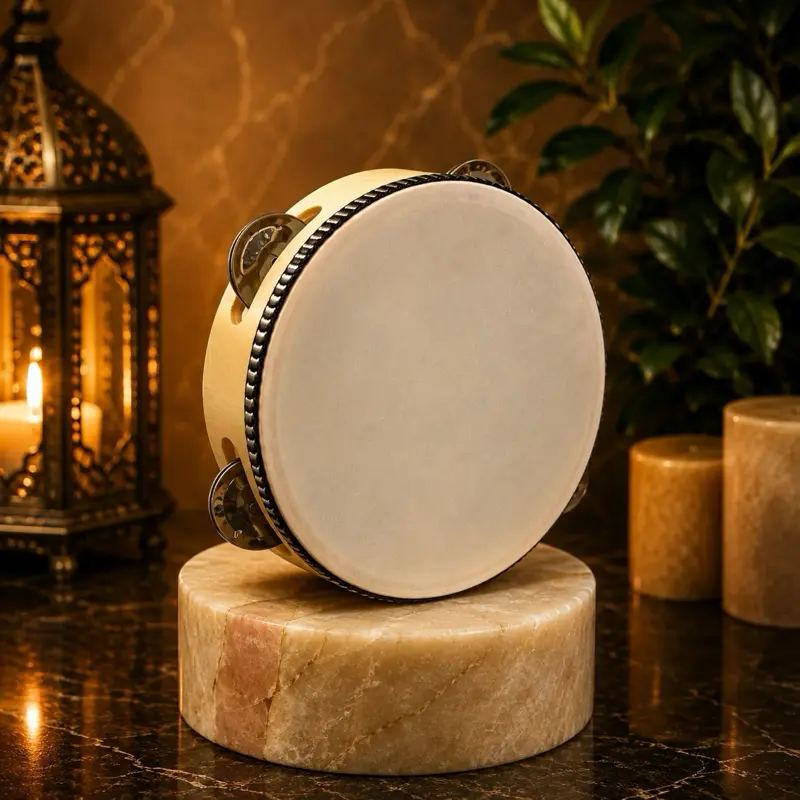 Pandereta (Traditional Handheld Percussion Instrument for Casual Music Play, Festive Events)