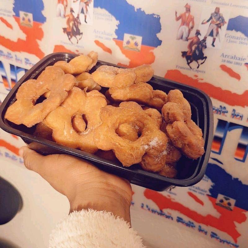 Kokiyòl Haitian Donuts 1 Pack 10 Pieces Authentically Flavored with Flour Sugar Cinnamon & Banana Sweet Snacks for Dessert