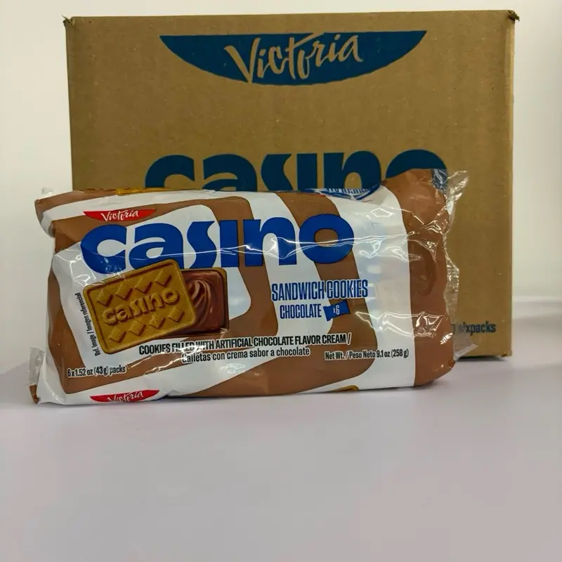 Galettas Chocolate Cookies, Caisse Casino Brand, 8-Bag Pack Galettas Chocolate Cookies, Caisse Casino Brand, 8-Bag Pack