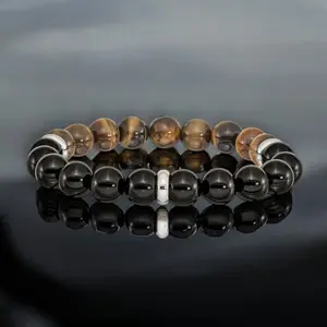 Bold Harmony - Men's Beaded Bracelet