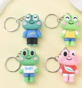 Cute Kawaii Dog Keychain Gift – Mini Puppy Bag Charm, Soft Rubber Cartoon Keyring for Women, Kids, Couples | Cute Gift Idea for Birthday, Valentine, Christmas