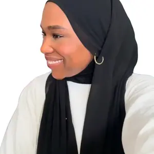Hijab-Friendly Earrings - Backless Teardrop Hoops