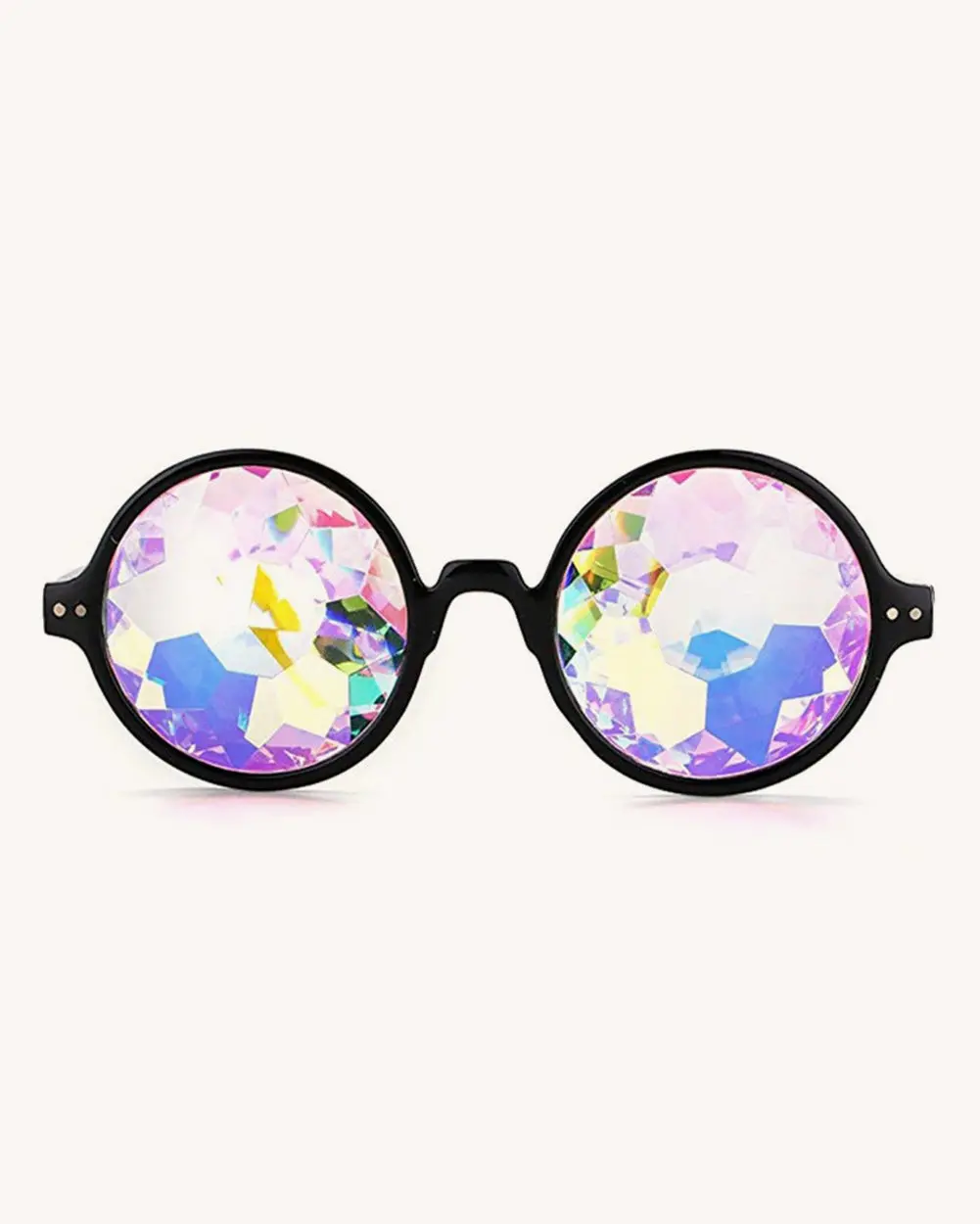 Brain Blast Kaleidoscope Eyewear, Festive Adult Party Masks & Accessories with LED Lights for Rave Fun & Home Parties, Party Props, Light Effect