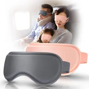 2Pack Gel Cooling Eye Mask, Reusable Cold Eye Masks for Sleep Hot&Cold Therapy Compress Ice Pads for Puffiness, Dark Circles, Dry Eyes, Headaches, Stress Relief (Pink/Grey)