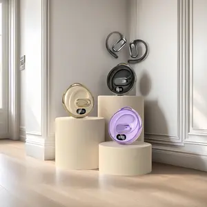 FLUFFDRIP YXG-25 Core Open-Ear Ear Hook Earbuds Bluetooth 6.0 Sound Anti-Leakage Digital Display Wireless Headphones for Sports & Gaming