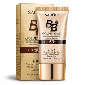 High-Coverage waterproof snail BB cream - matte finish, long-lasting moisturizing and oil control, creates a natural makeup look, refreshing and non-greasy, perfect for makeup beginners
