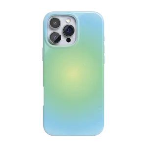 Casely iPhone 16 Pro Case | Aura | Green Inner Glow | Compatible with MagSafe | Classic Ultra Thin Design