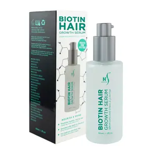 Herstyler Biotin Hair Growth Oil Serum - Growth - Thickening for Strong Hair - Regrowth for Dry Damaged Hair - Daily Haircare Comfort - 2 Fl Oz /60 Ml