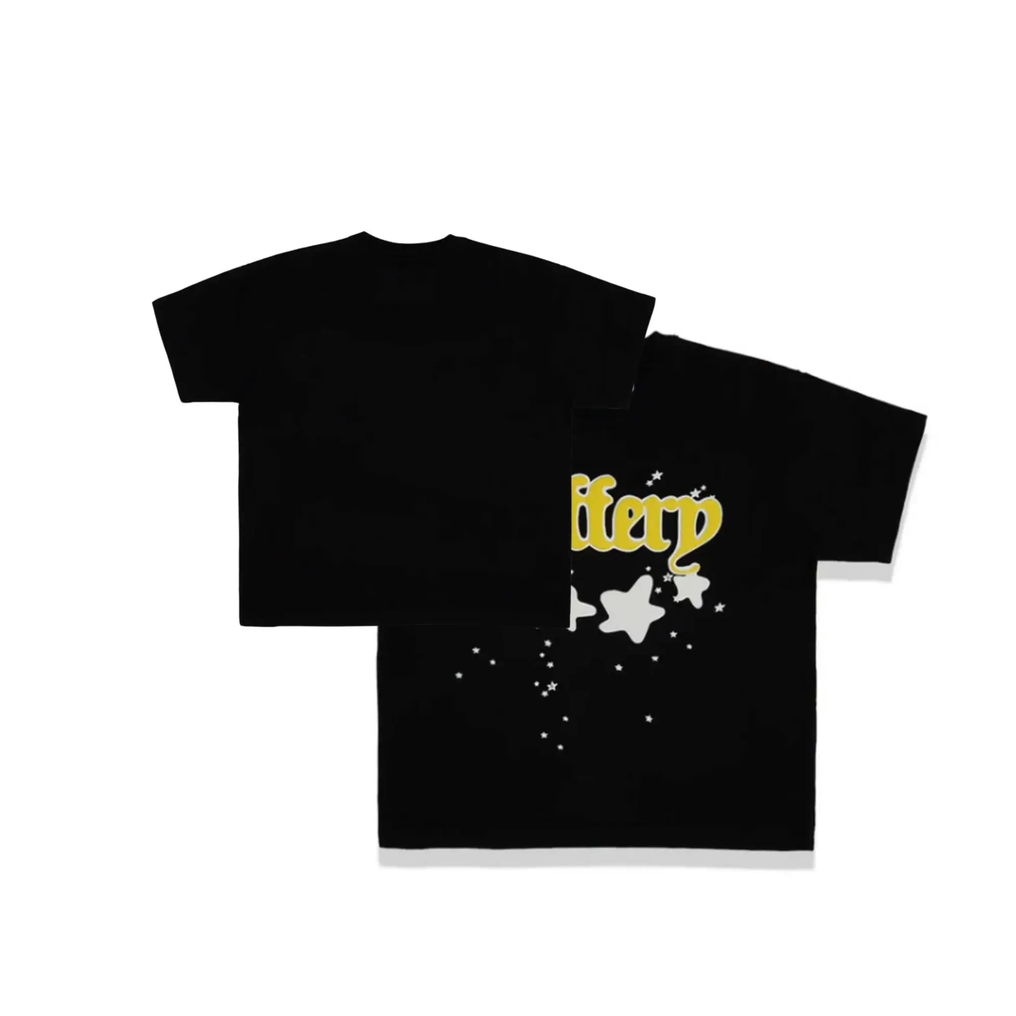 New Spid3r5 Cotton Graphic T-Shirt, Y2K Streetwear Tee, Vintage Print Cotton Short Sleeve Top, Hip Hop Casual Unisex Summer Tee, Retro Graphic Shirt For Men, Women