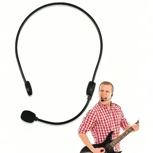 Rock Star Costume Accessories Headset, Role Play Fake Microphone Rock Singer Prop, Halloween Party Cosplay, Christmas Gift