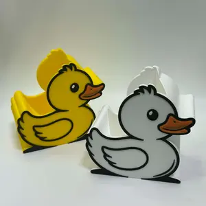 Little Duckie Soap Holder 3D Printed Yellow Duck White Duck Home Decor Bathroom Organization Kitchen