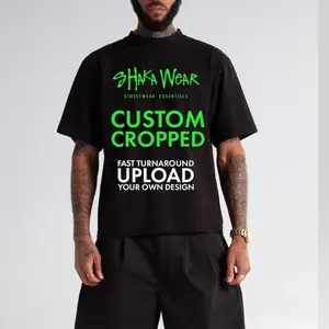 Personalized Shaka Wear Cropped 7.5oz Heavyweight Max Tee - Custom DTG Print