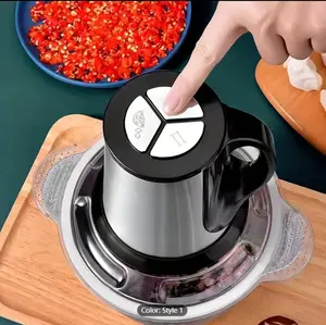 1pc Multi Functional Meat Grinder, Household Electric Shredder, Meat Filling Processor, Electric Processor, Auxiliary Food Machine, Mixer Cookware, Kitchenware, Kitchen Accessories Kitchen Stuff Small Kitchen Appliance