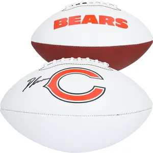 D'Andre Swift Chicago Bears Autographed Franklin White Panel Football - Fanatics Authentic Certified