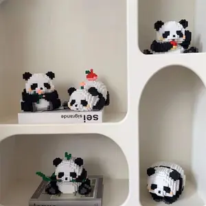 84-1005 Panda Combination Building Kit, Creative Building Blocks, DIY Building Model, Home Decoration Model, Epic Collection, Perfect for Christmas/New Year/Birthday/Party