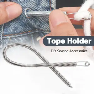 10Pcs Bendable Spring Drawstring Threader Clip Pants Hoodies Elastic Band Lace Cord Flexible Drawstring Thread DIY