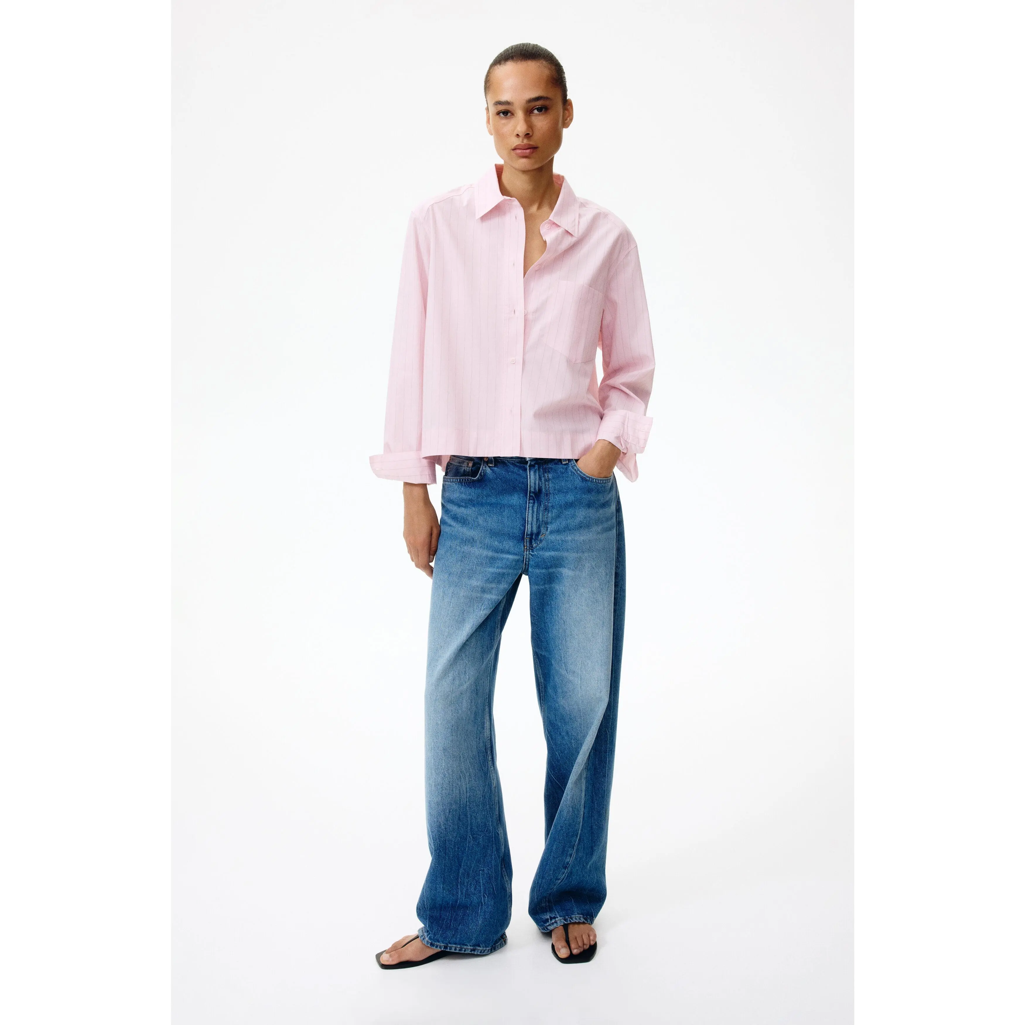 H&M Oversized poplin shirt
