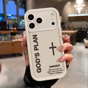 GOD’S PLAN Phone Case TPU for iPhone 17 AIR 17 PRO 16 PRO 15  PRO MAX  14 PLUS 13 PRO 12 11 PRO XS MAX X XR Samsung Galaxy S25 Ultra S24 S23 S22 Plus