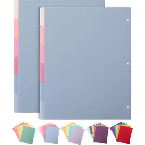 - Binder Dividers, 6 Tab Dividers, Pack of 2 Sets (12 Dividers Total), Dividers
