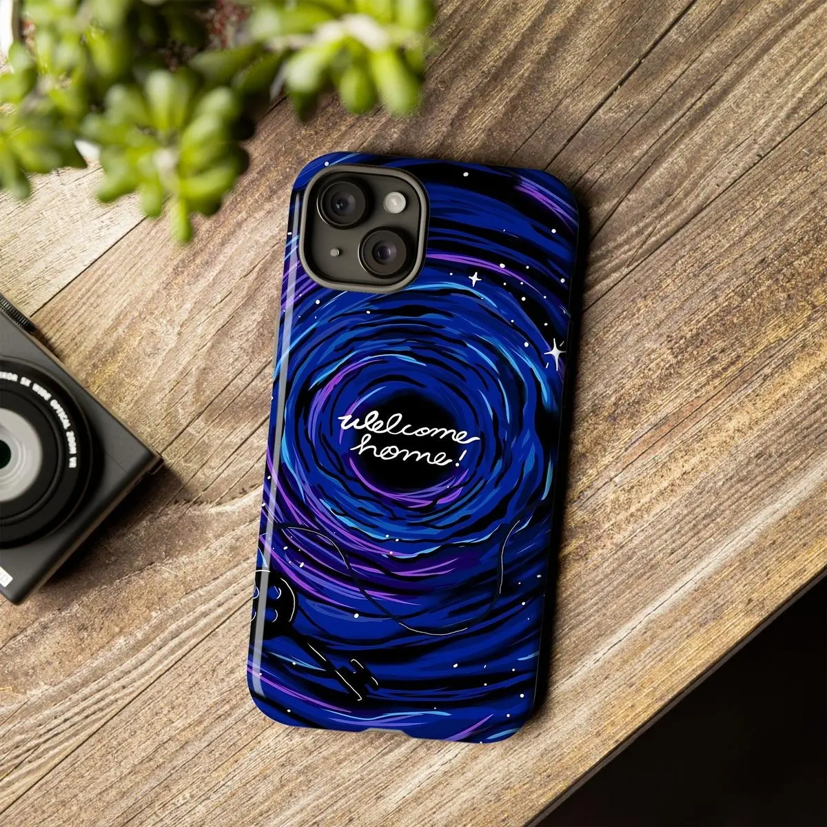 cool phone cases Clear Neon Pink iPhone Case